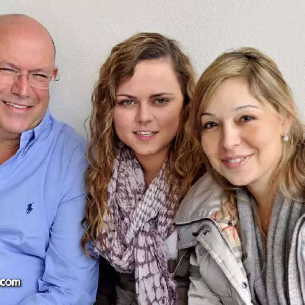 Fernando Malkún,Karen Husemann y Janette Llamas