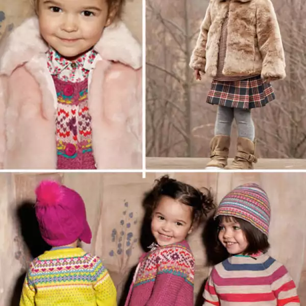 La colección de Benetton tiene muchos colores que hacen prendas divertidas para niños fashionistas.