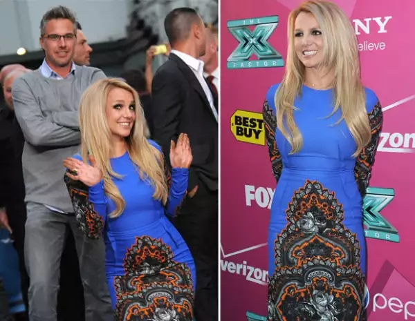 Britney estuvo acompañada por su prometido Jason Trawick.