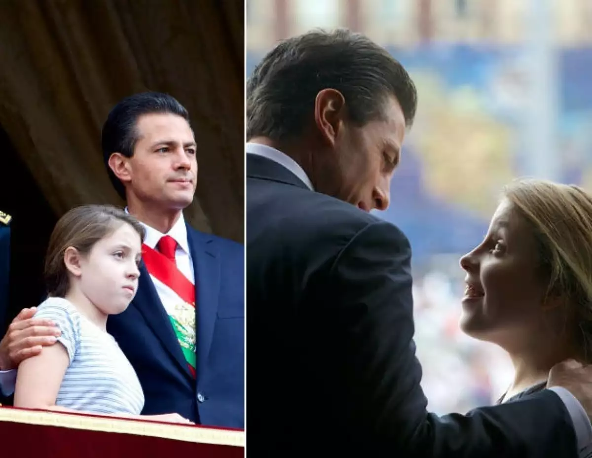 Regina Castro fue la única de los hijos respectivos de la pareja que estuvo presente en el evento junto a Enrique Peña Nieto durante el Desfile Militar.