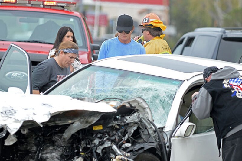 El patriarca de las Kardashian-Jenner se vio involucrado en un accidente este fin de semana.