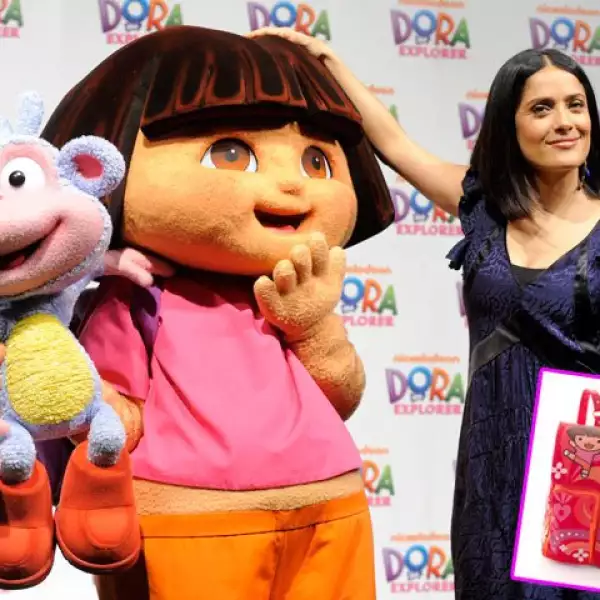 La actriz mexicana Salma Hayek ha donado para diversas causas y se involucrado en varias más. La más reciente fue el diseño de una mochila que se subastará en favor de la asociación Childrens Defense Fund.