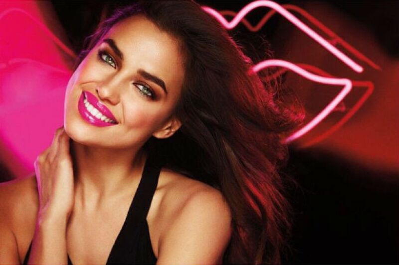 Irina es la imagen de una marca de cosméticos en México, país que recientemente visitó.