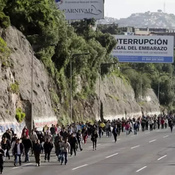 mexico pachuca bloqueo carretero 6