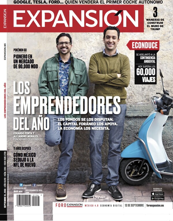 Portada Los Emprendedores del año de Expansión