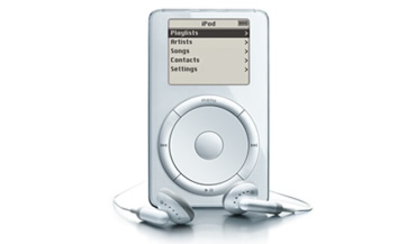 El primer iPod fue presentado por Steve Jobs en octubre de 2001. (Foto: tomada de Apple.com)
