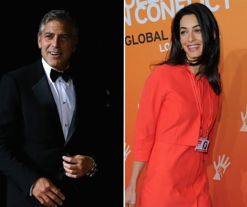 El actor y la madre de Amal Alamuddin negaron que su trato diario esté marcado por la tensión y la desconfianza.