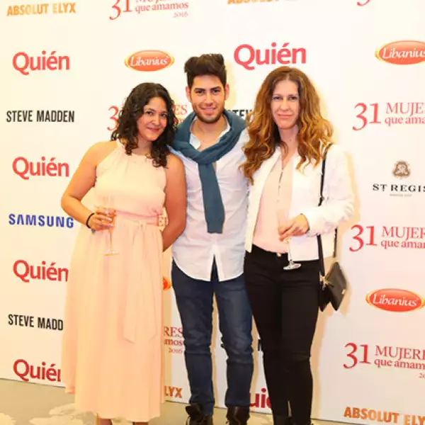Mirna Oropez, Ernesto Borda y Mónica Jimenez