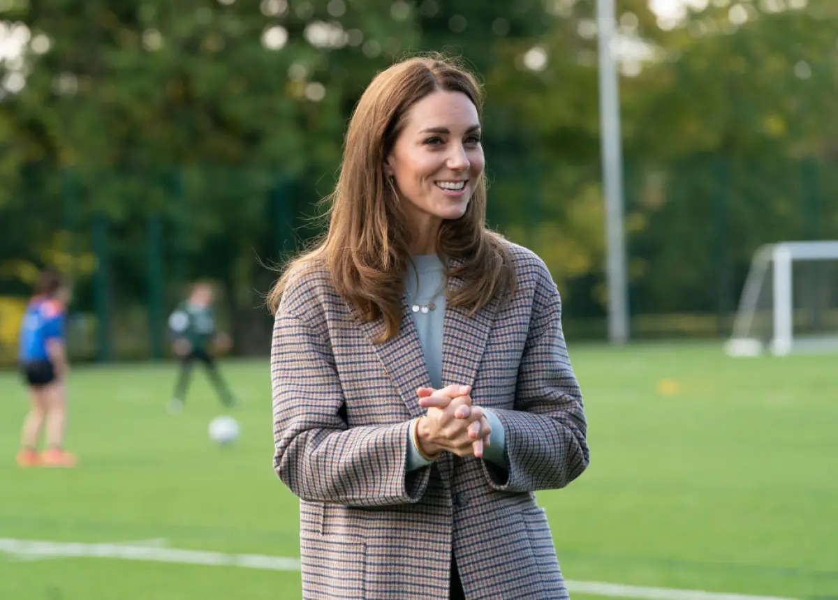 The Duchess Of Cambridge Visits Students At The University of Derby