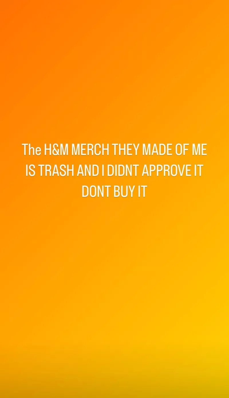 justin bieber merch h&m