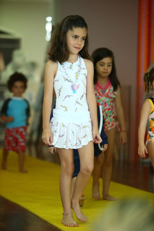 Paulina Sesma por segunda ocasión en pasarelas en el desfile de Colibrí.