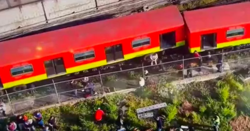 ¿Qué pasó en Línea 3? Se descarrila vagón del Metro en Ticomán durante maniobras