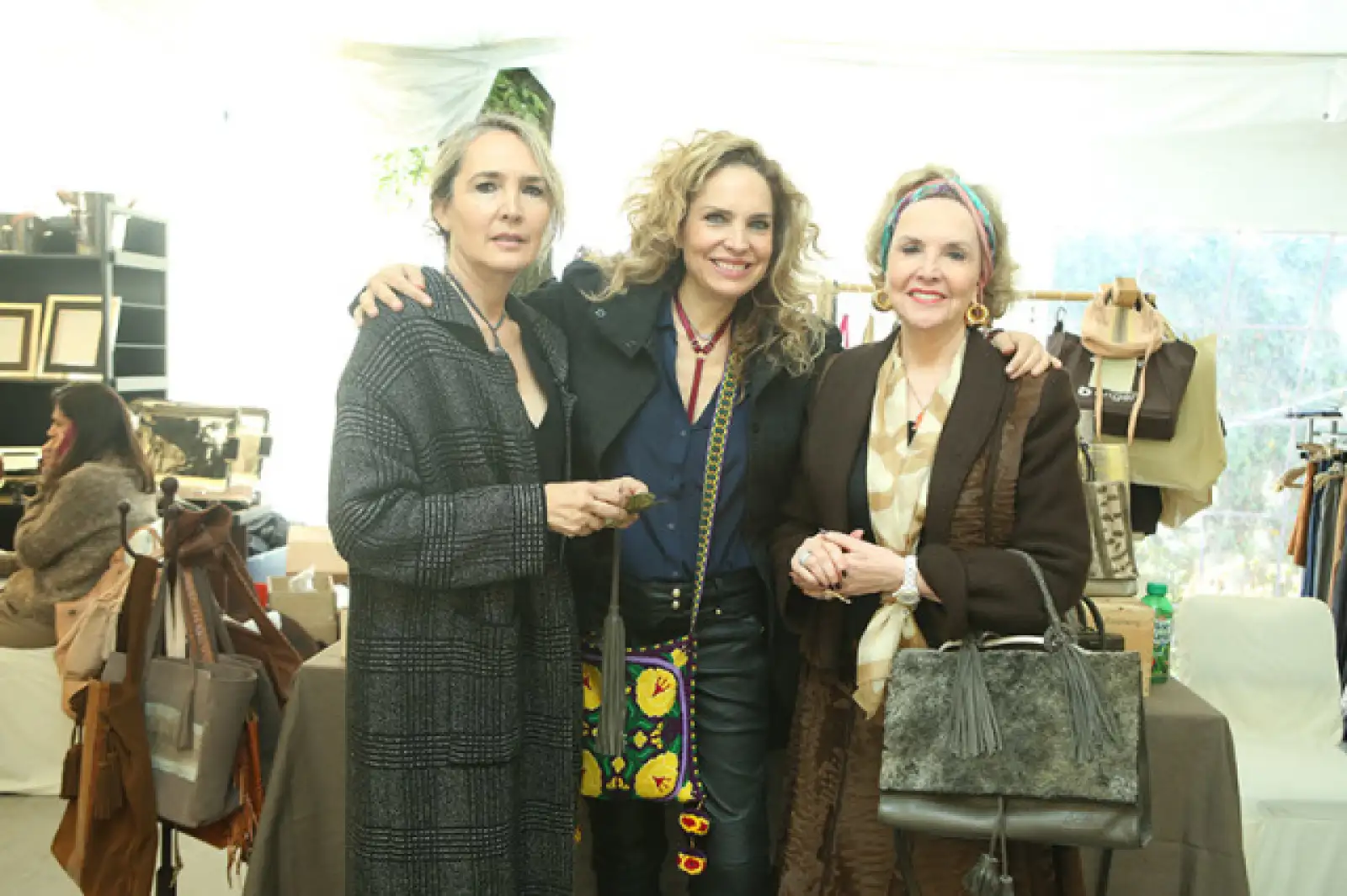 Julia Fortes, Alejandra Cordero y Adriana Villareal