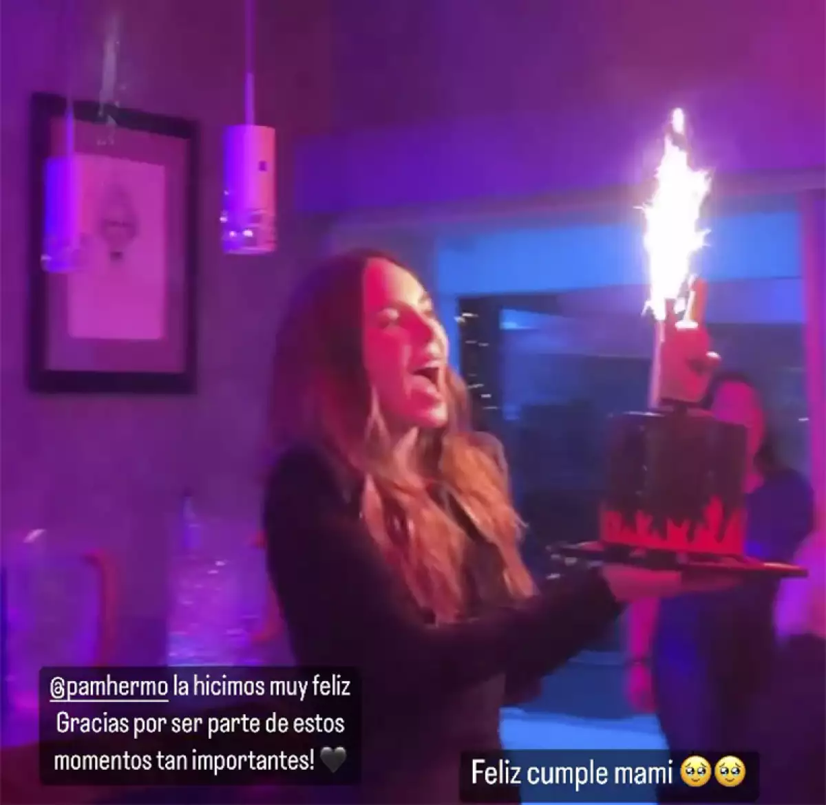 Belinda organiza una fiesta de cumpleaños para su mamá Belinda Schüll
