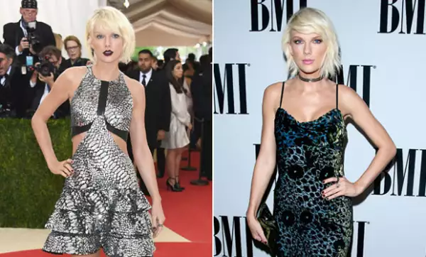 Así lucía Taylor Swift anteriormente con el pelo güero platinado.