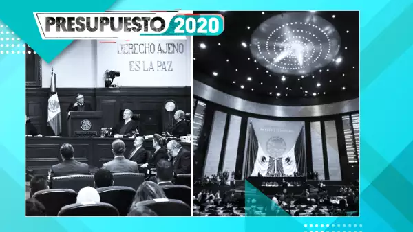 Los dos poderes de la Unión, el Judicial y Legislativo, se verían beneficiados con un aumento en su presupuesto en 2020. 