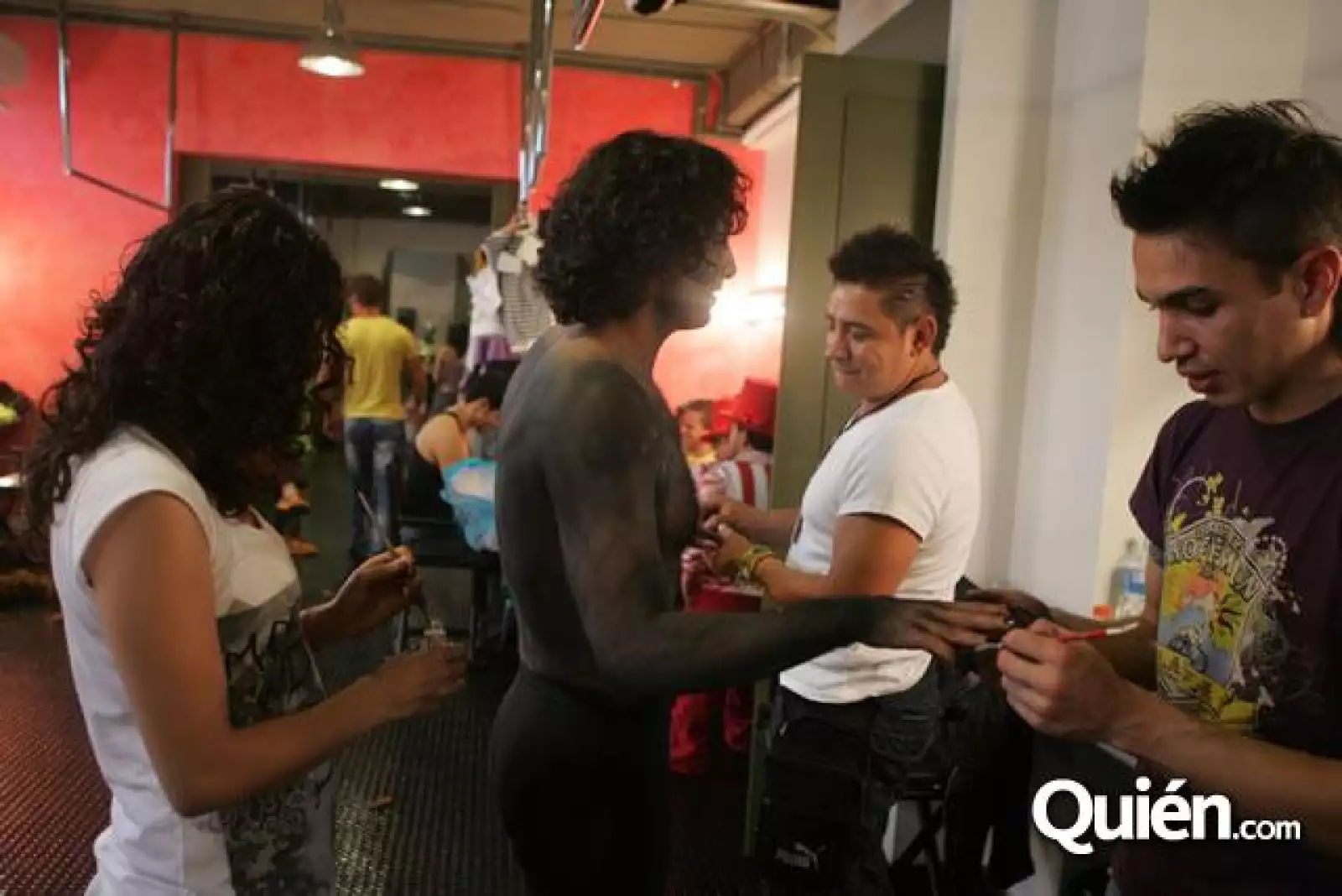 Backstage Gloria Trevi