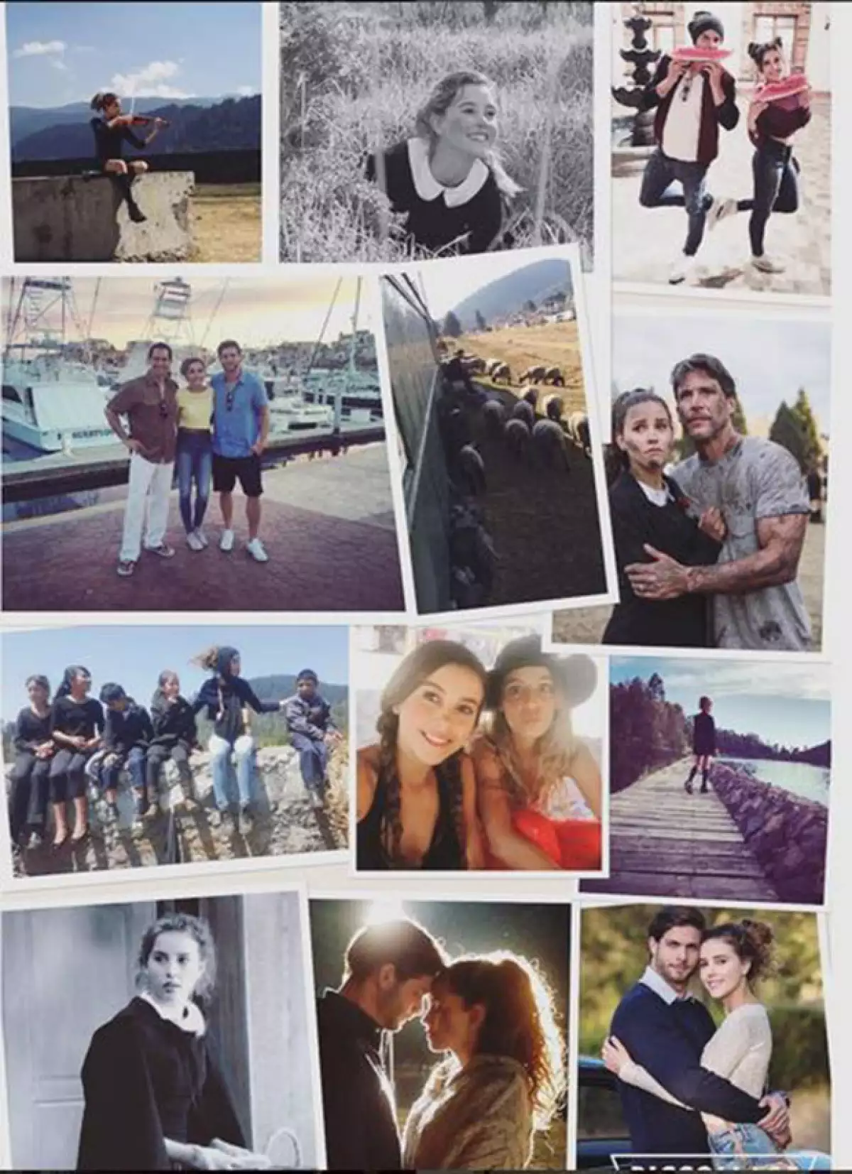 Paulina Goto agradeció a sus compañeros de elenco con esta foto.