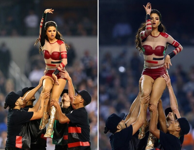 La actitud de Selena durante su show fue una combinación de sexytud y alegría.
