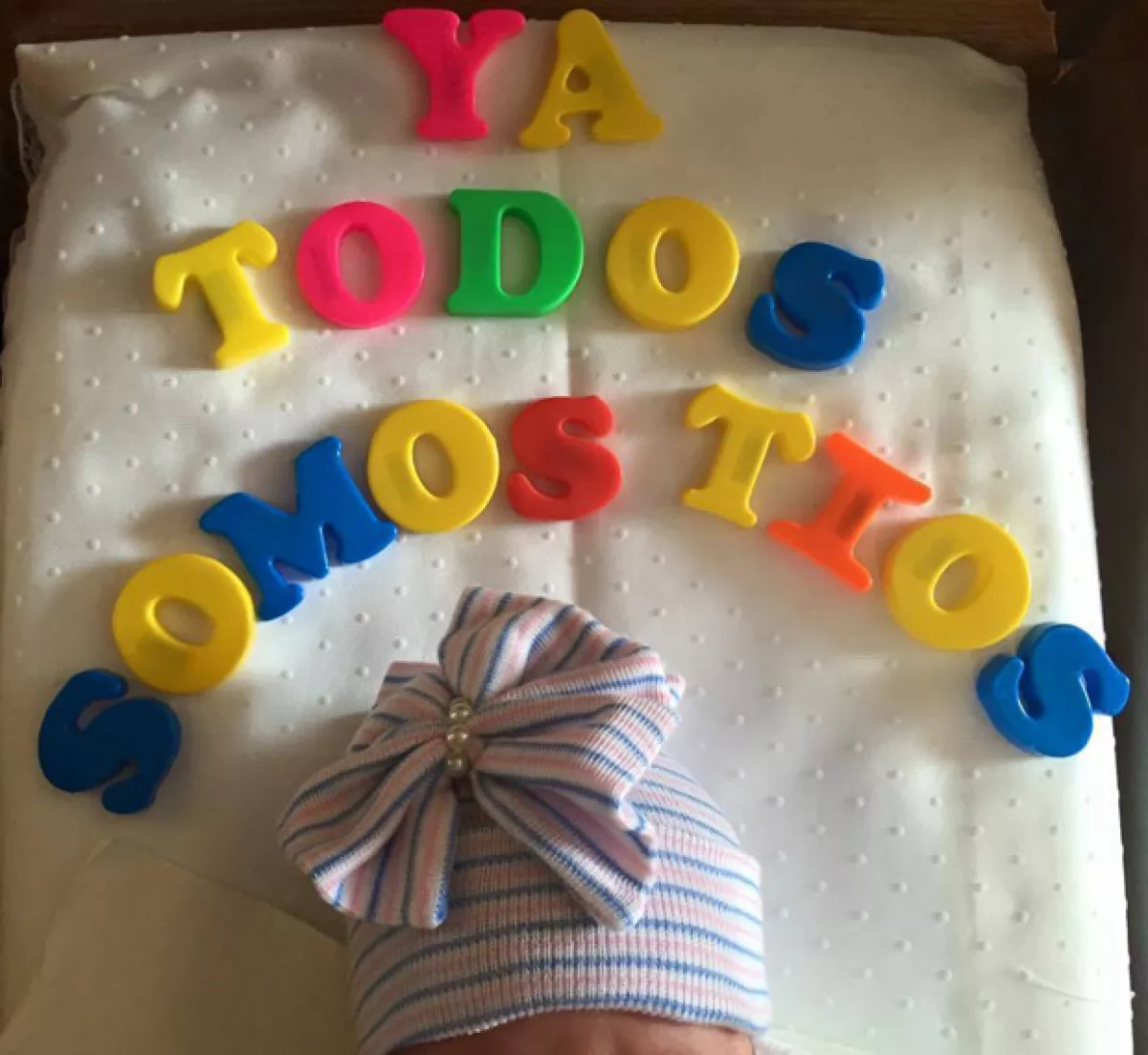 Esta es la primera imagen de su hija Alaïa.
