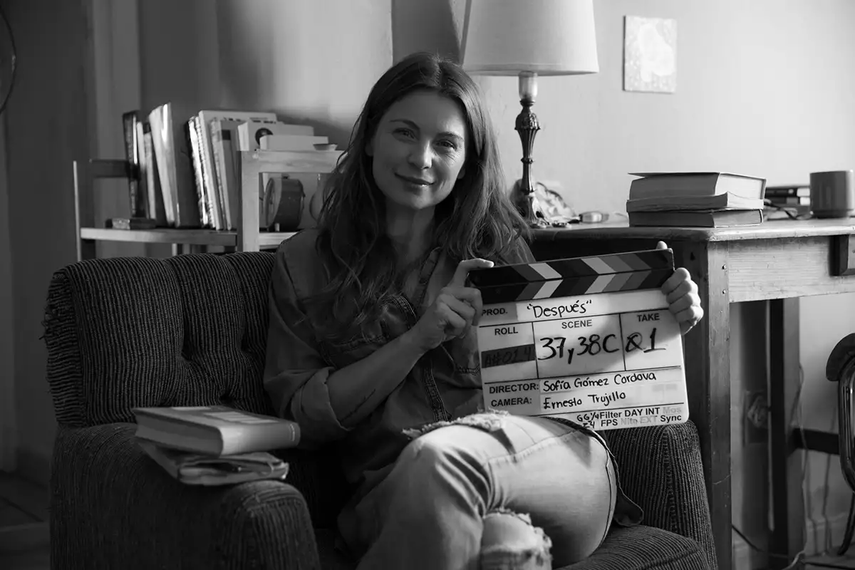 Ludwika Paleta actúa junto a su hijo Nicolás Haza en la película Después