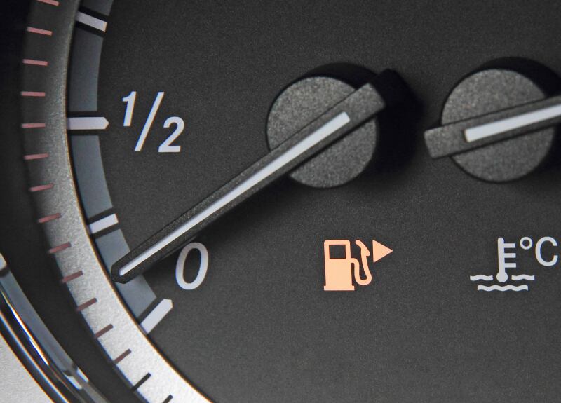 gasolina tablero auto
