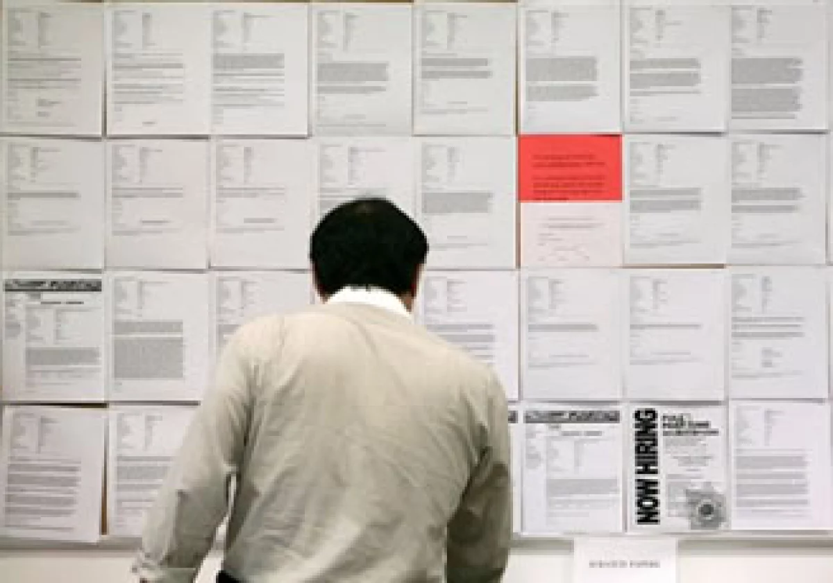 El nivel de pedidos por desempleo se ubica en una tasa ajustada de 410,000. (Foto: AP)
