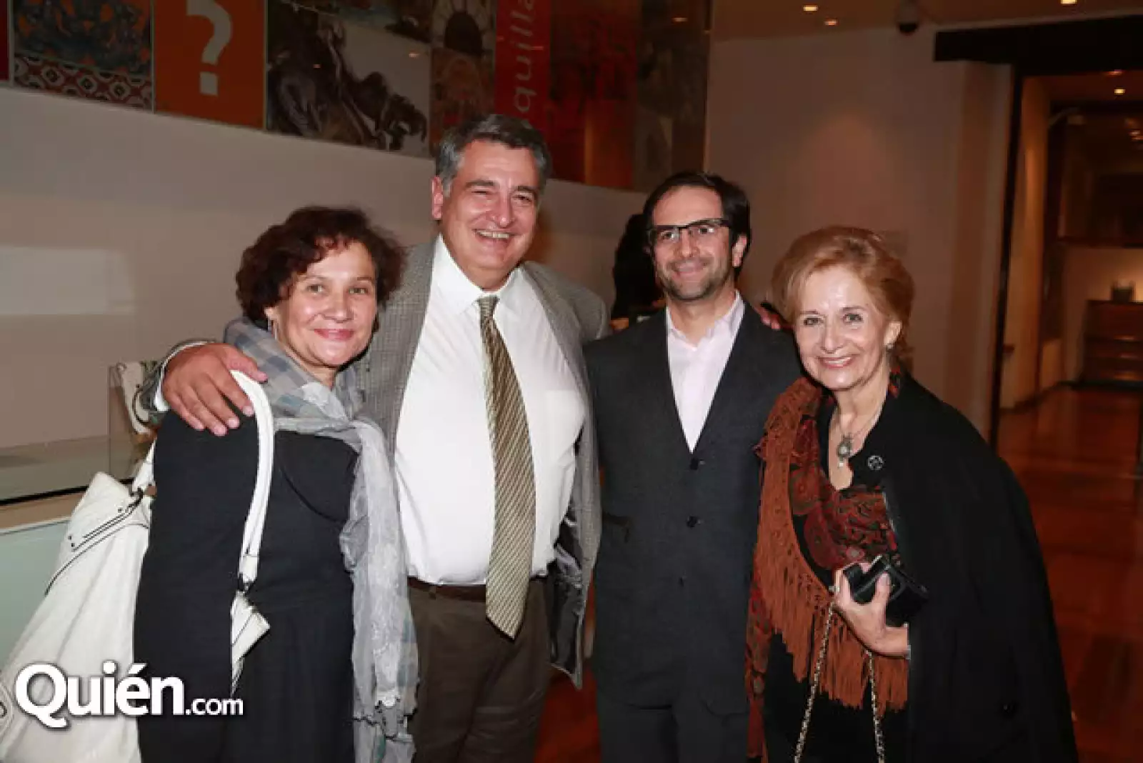 Xanath de Díaz Garza, Gabriel Díaz Garza, Jaime Latapí y Martha Sophia