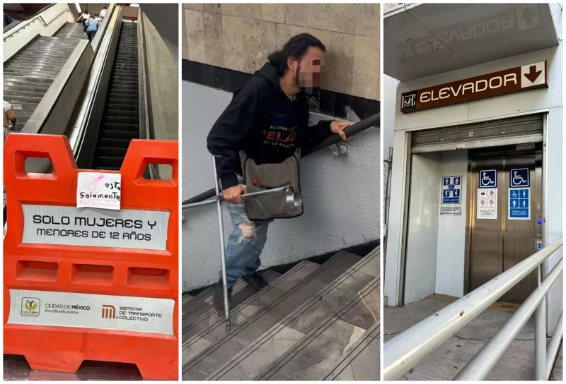 Persona con discapacidad demanda al Metro: "Que se garantice mi movilidad segura"