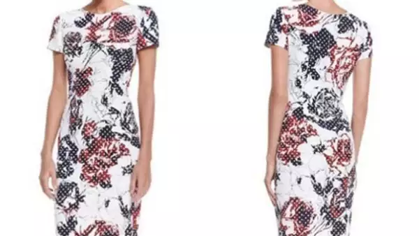 El diseño es de Carolina Herrera y puede comprarse online en Neiman Marcus.