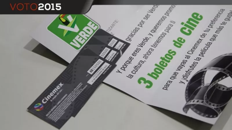 Boletos del cine del PVEM