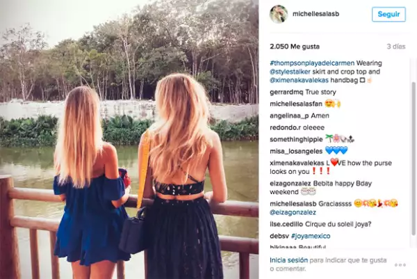 Esta fue la felicitación que le envió Eiza en uno de los comentarios.