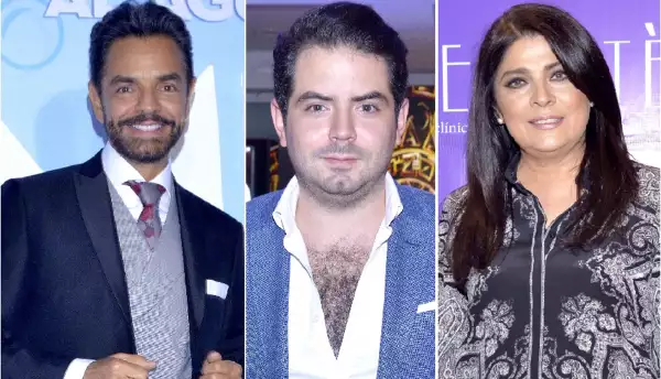 Eugenio Derbez, José Eduardo Derbez y Victoria Ruffo