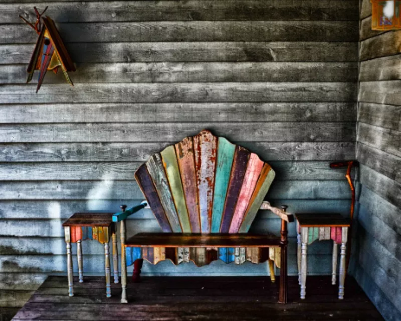 Madera con historia.