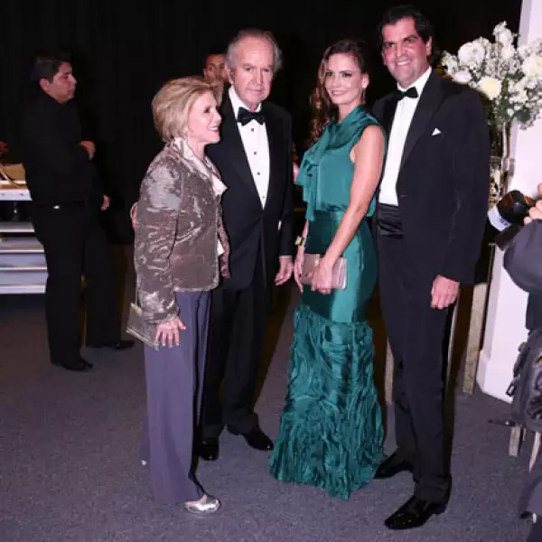 Teresa y Alberto Baillères, María José y Alejandro Baillères