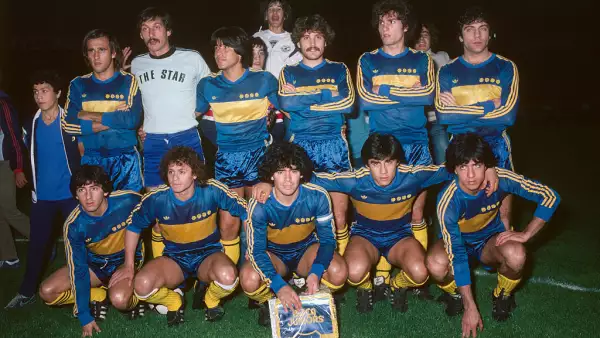Diego Armando Maradona con Boca Juniors