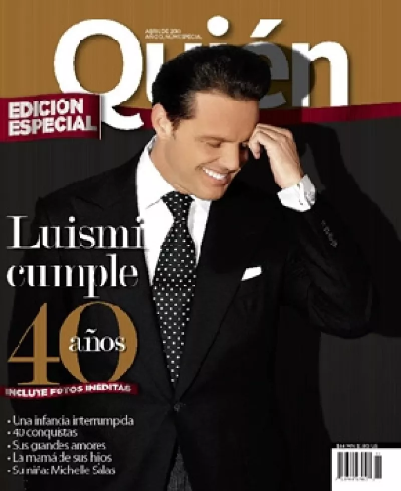 La revista Quién ha preparado un especial dedicado exclusivamente al cantante, quien llega a sus cuatro décadas de vida rodeado de éxito.