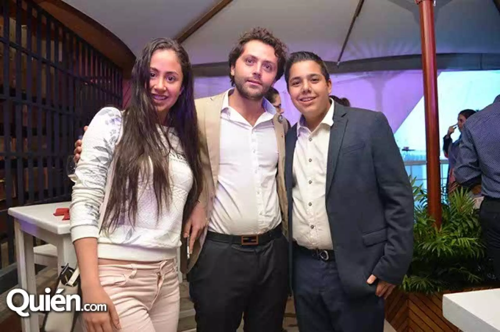 Pola Saadia,José Mercado y Elías Saadia.