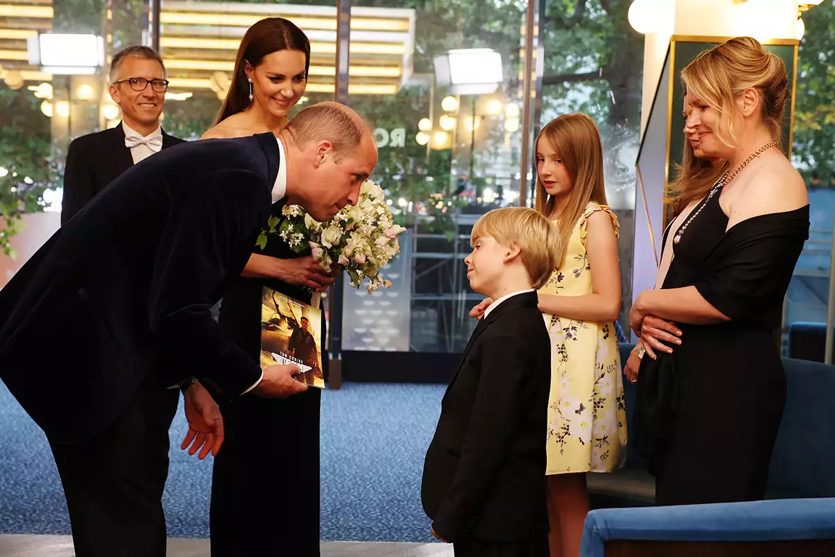 The Duke And Duchess Of Cambridge Attend The "Top Gun: Maverick" Royal Film Performance