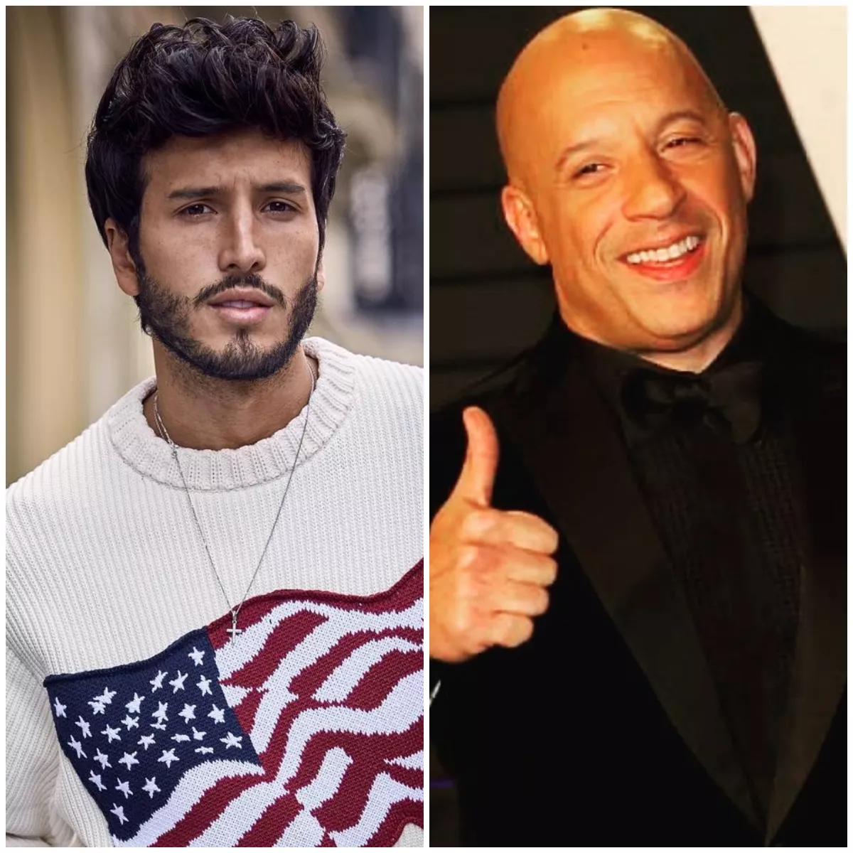 Sebastián Yatra y Vin Diesel