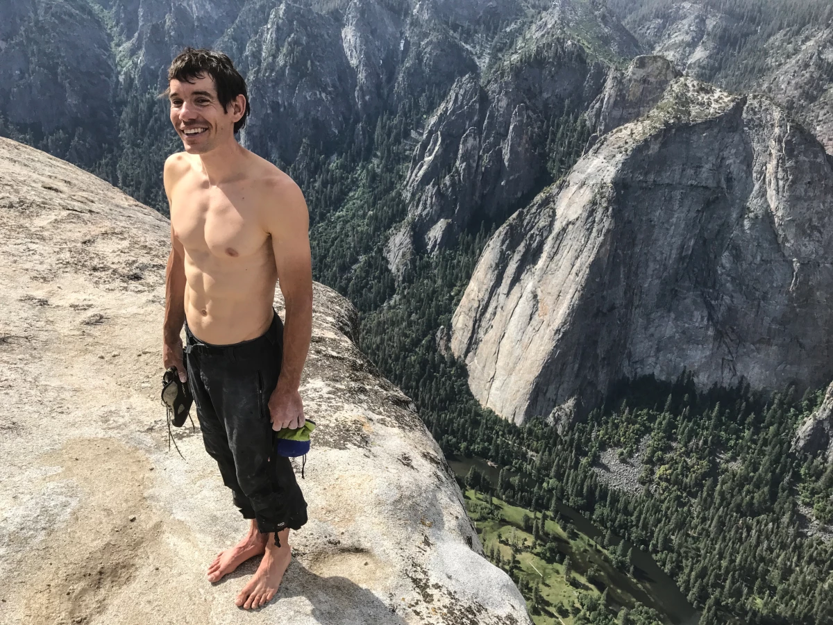 En la cima.