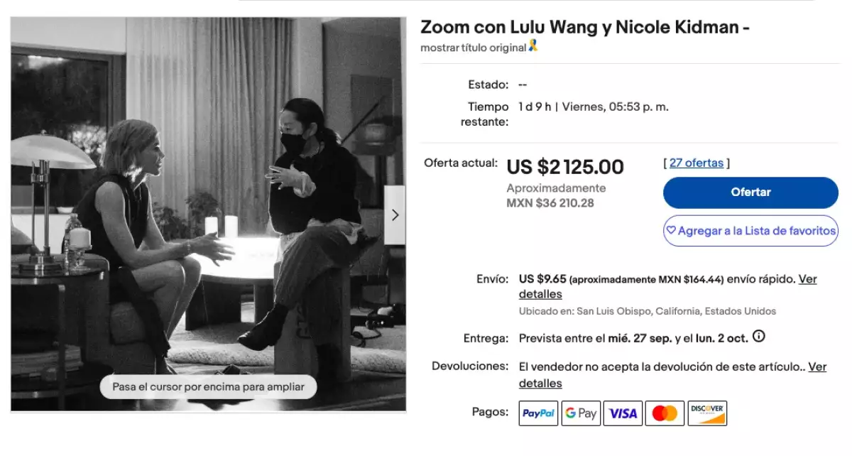 Lulu Wang y Nicole Kidman ofrecen una charla por zoom.