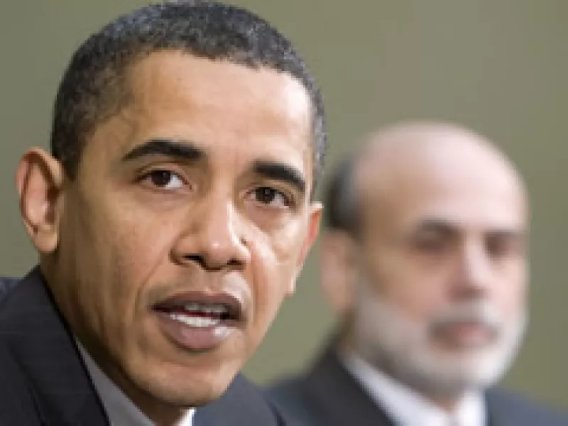 Obama se reunió con Bernanke, presidente de la Fed.  (Foto: Reuters)