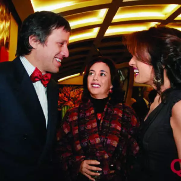 Javier Velázco, Eduardo Largarne,  Beatriz Rivas