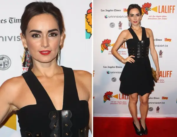La actriz mexicana, Ana de la Reguera, también acudió a la exhibición.