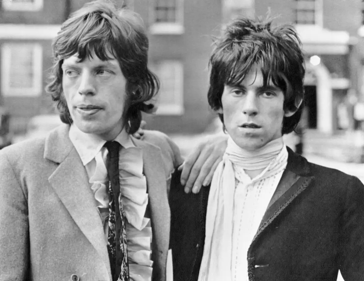 Rock Musicians Mick Jagger and Keith Richards
