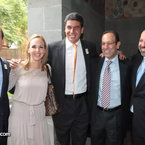 Luis Alverde,Adriana Castro,Arturo Elias Ayub,Marco Antonio Slim,Patricio Slim