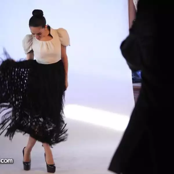 Ana de la Reguera en la sesión.