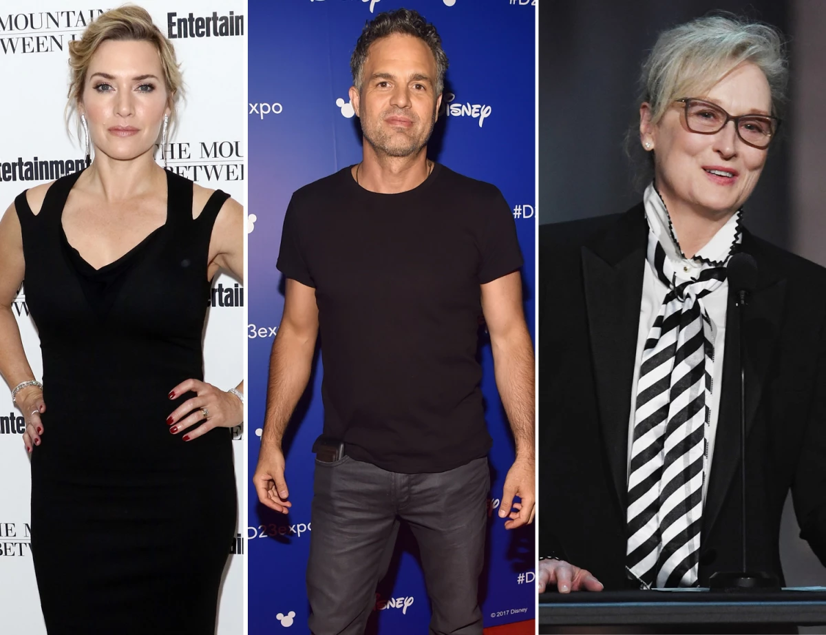 Kate Winslet, Mark Ruffalo, Meryl Streep.
