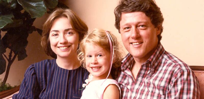 Los Clinton tuvieron solo una hija, Chelsea.